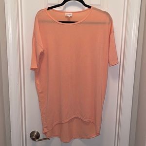 LuLaRoe XXS Irma peach colored